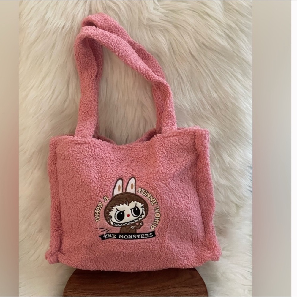 NWOT Labubu Plush Tote Bag